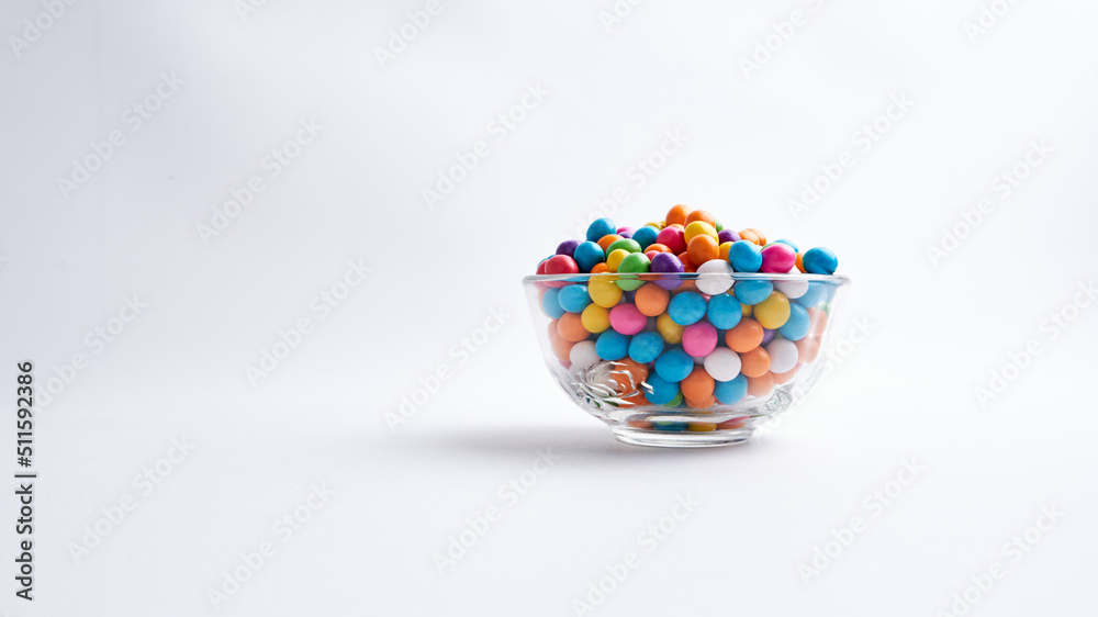 Delicious colorful biscuits, chocolate candy Delicious colorful biscuits, chocolate candy
