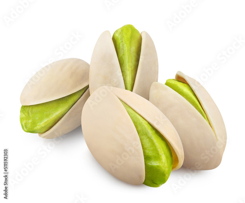 Wallpaper Mural Delicious pistachios, isolated on white background Torontodigital.ca