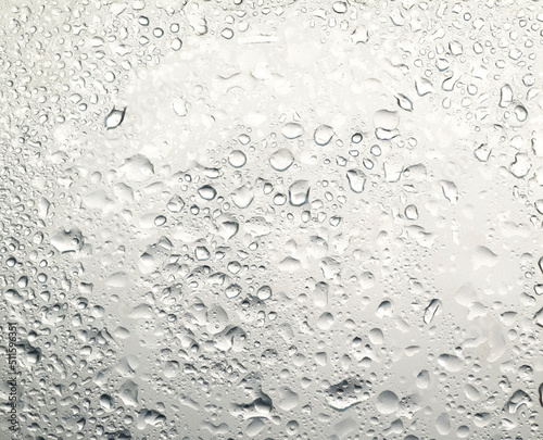 wet matte transparent surface with drops