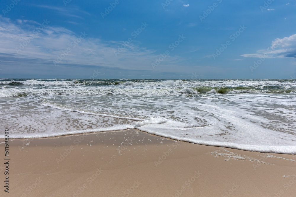 Breaking Surf at the Seashore