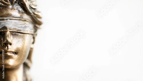 Fototapeta Legal and law concept statue of Lady Justice