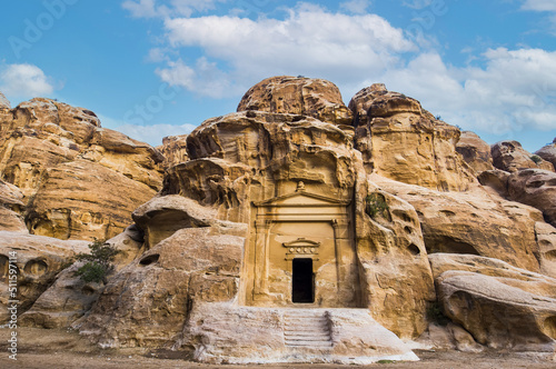 Little Petra ancient in the Jordan