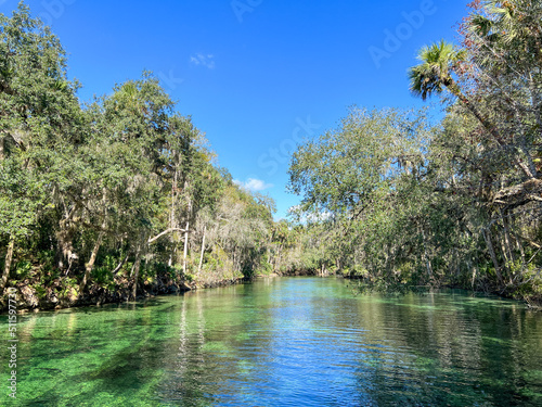 The spring at Blue Springs State Park in Orange City, Florida.