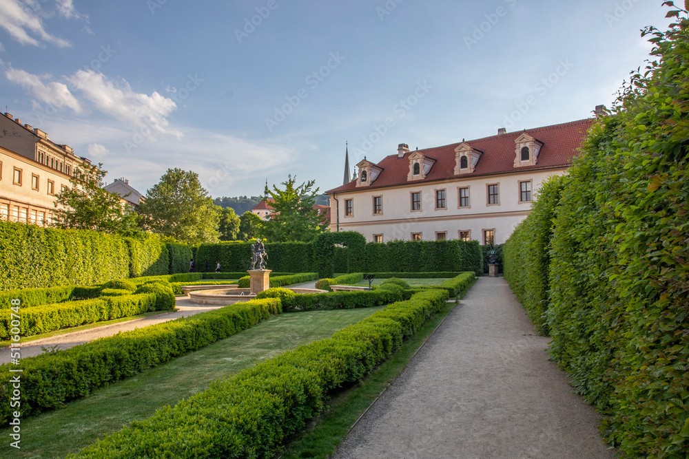 Wallenstein Palace is a Baroque palace in Prague