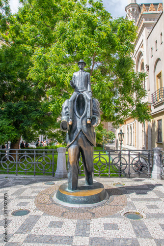 Franz Kafka Statue Prague by Jaroslav Rona photo