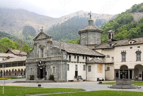 la chiesa antica del santuario mariano di Oropa photo