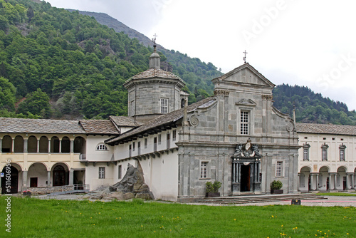la chiesa antica del santuario mariano di Oropa photo