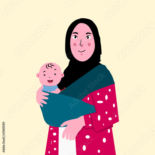 Mother Holding Baby