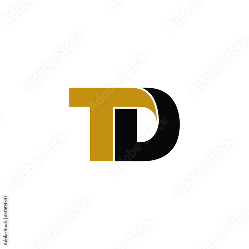 Letter TD simple logo design vector Free Download Letter TD simple logo design vector - GFXLoad