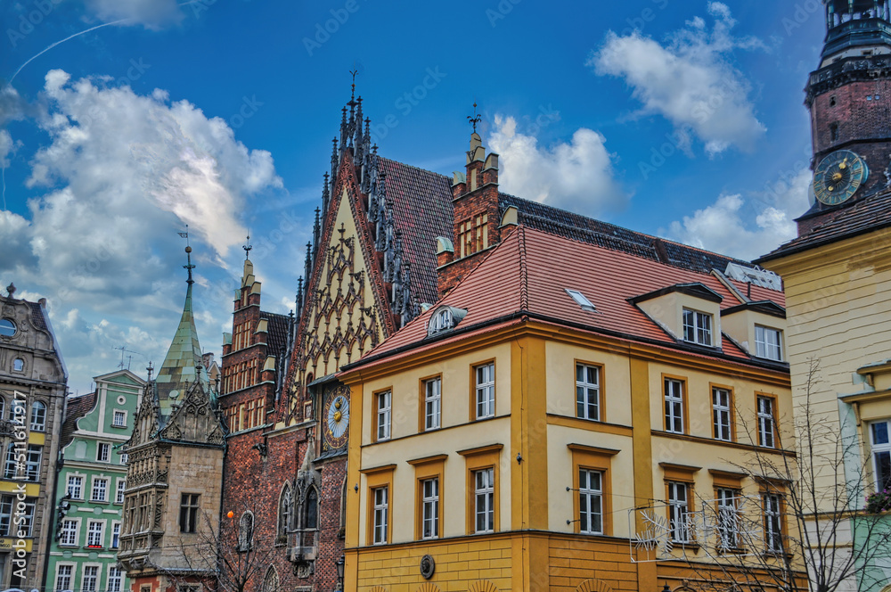 Old market square in Wroclaw