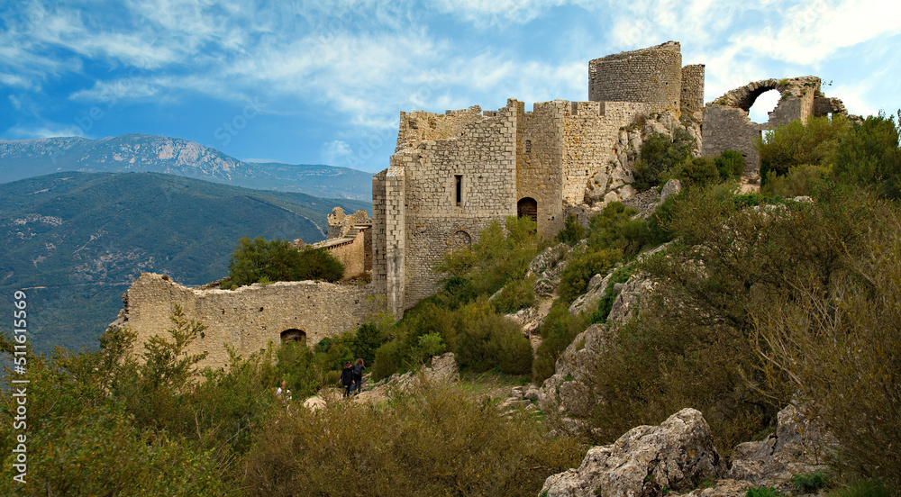 old castle in the mountains