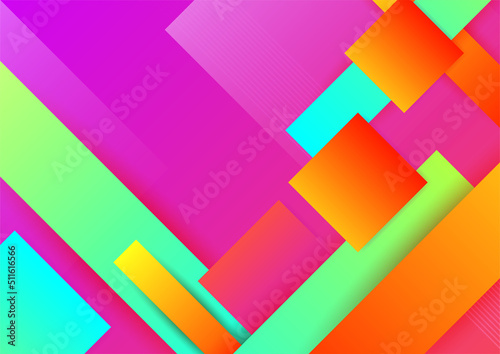 Colorful abstract background with geometric shapes