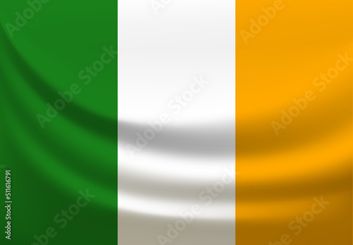 Vector of Irısh flag