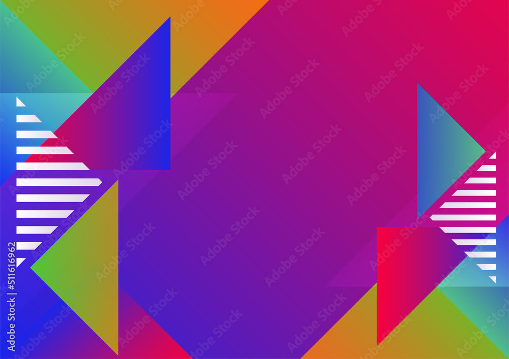 Abstract background with geometric shapes and dynamic effect. Modern pattern. Vector illustration for design.