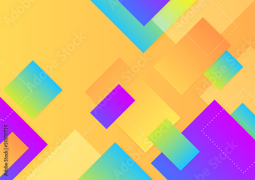 Abstract background with geometric shapes and dynamic effect. Modern pattern. Vector illustration for design.