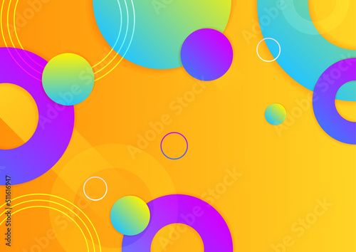 Abstract background with geometric shapes and dynamic effect. Modern pattern. Vector illustration for design.