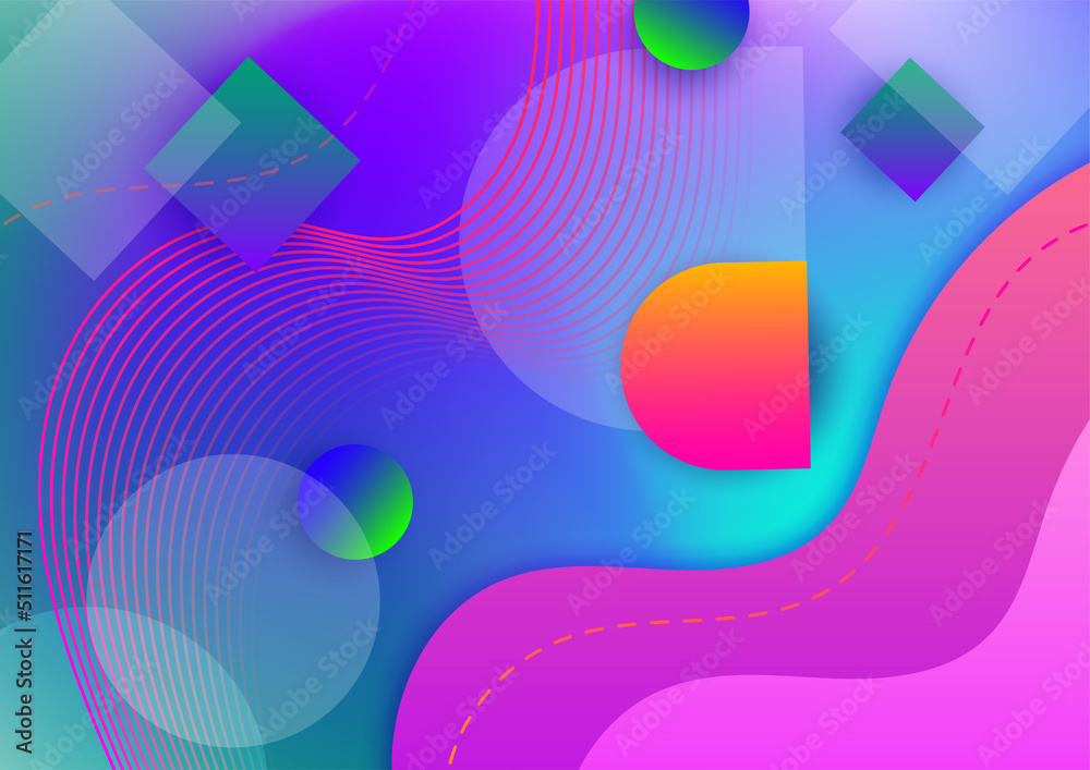Colorful abstract background with geometric shapes Colorful abstract background with geometric shapes