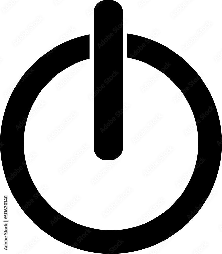 On off icon vector illustration on white background..eps Stock Vector ...