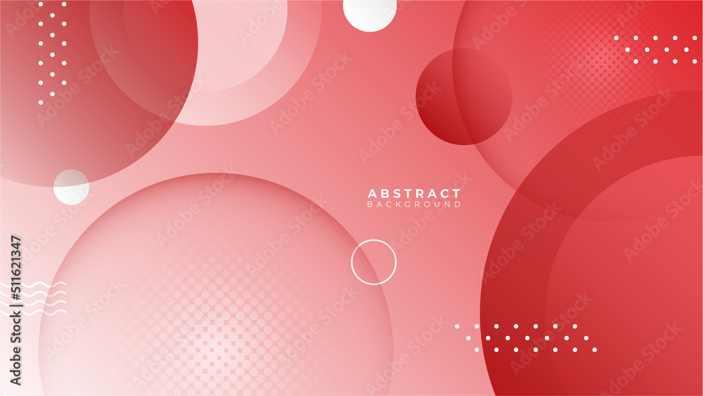 Red abstract background with white geometric shapes Red abstract background with white geometric shapes