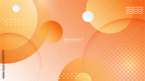 Abstract colorful orange background