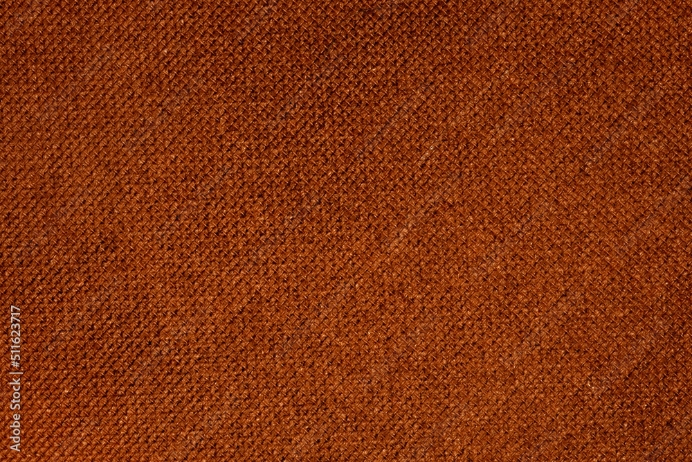 Fototapeta premium Close-up of red texture fabric cloth textile background