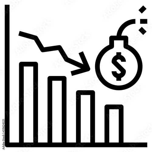 financial crisis Icon