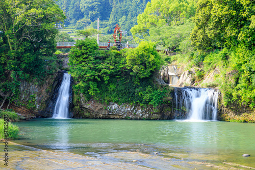 初夏の轟の滝　佐賀県嬉野市　Todoroki Falls in early summer. Saga-ken Ureshino city. photo