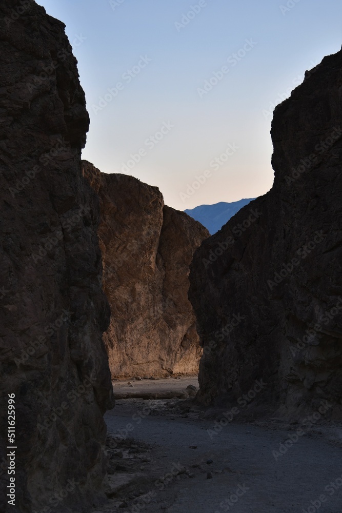 Sunset at Golden Mountain Trail in Death Valley National Park California