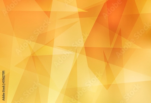 Light Yellow vector background with polygonal style.