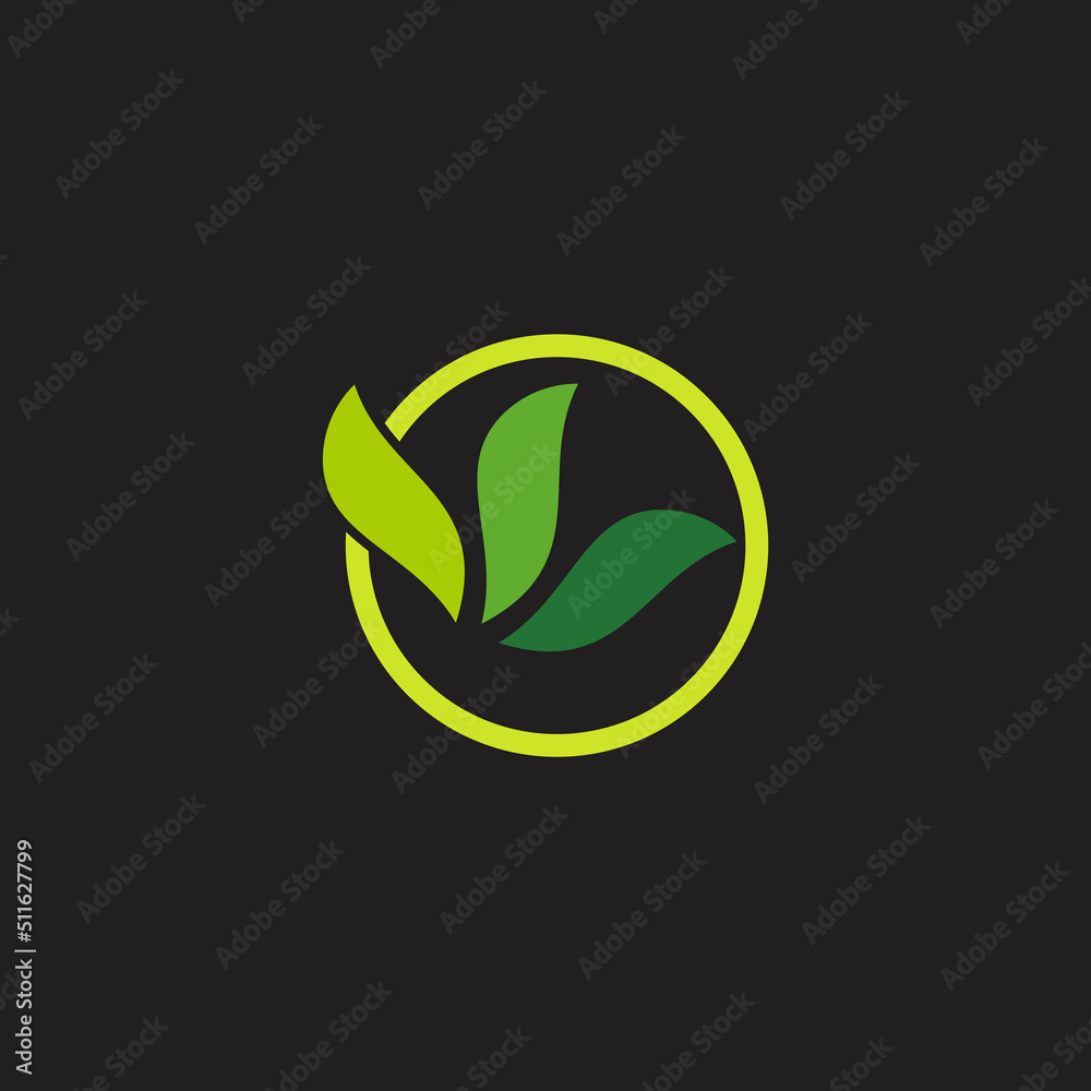 motion circle leaf nature symbol icon vector motion circle leaf nature symbol icon vector