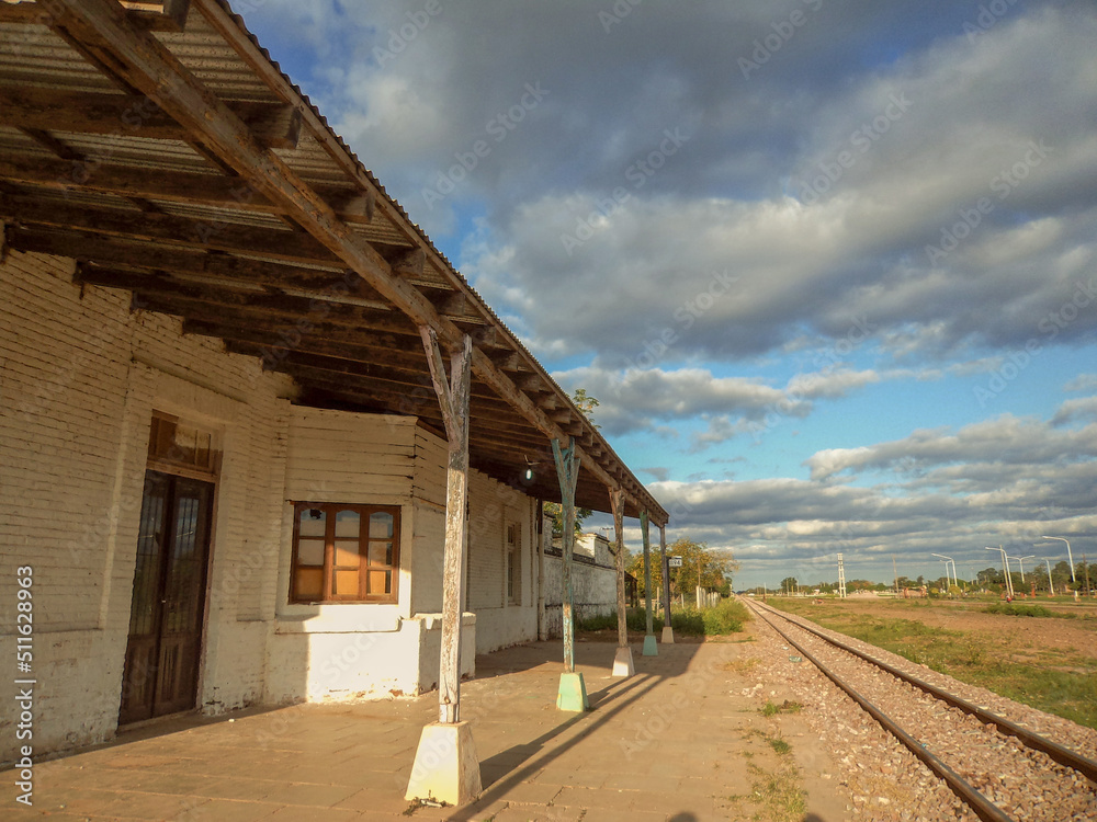 Railway station in the country