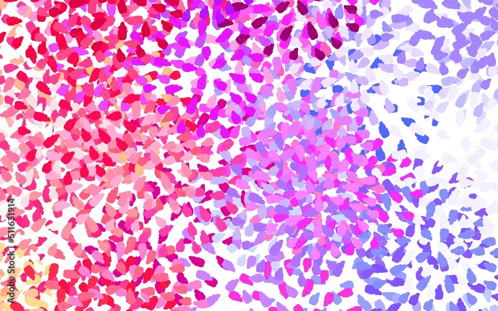 Light Blue, Red vector background with abstract shapes. Light Blue, Red vector background with abstract shapes.