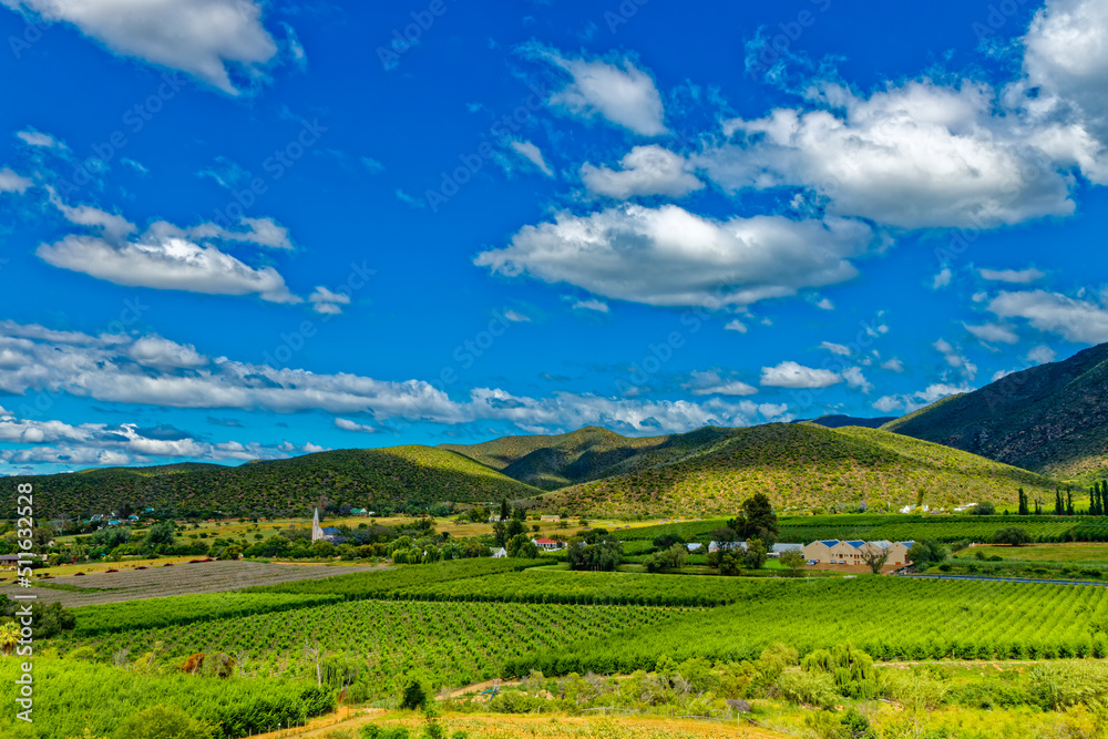 Obraz premium Farming settlement of Buffelsdrift in Little Karoo