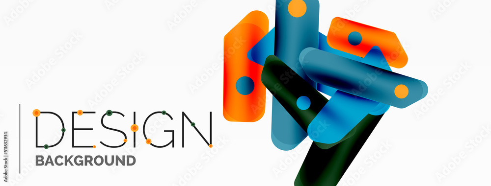 Creative geometric wallpaper. Minimal abstract background. Color bright overlapping lines composition vector illustration for wallpaper banner background or landing page Creative geometric wallpaper. Minimal abstract background. Color bright overlapping lines composition vector illustration for wallpaper banner background or landing page