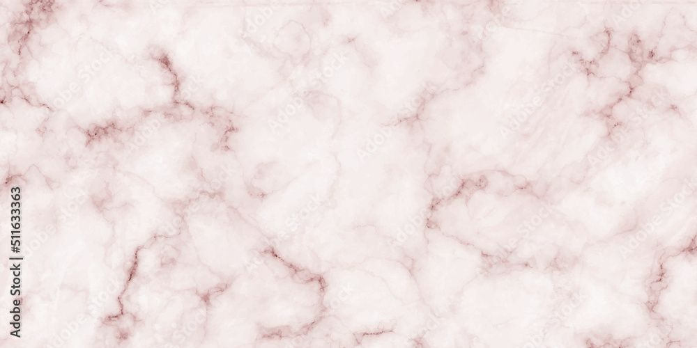 Pink and white Marble luxury realistic texture background. Marbling texture design for banner, invitation, headers, print ads, packaging design template. Vector illustration.