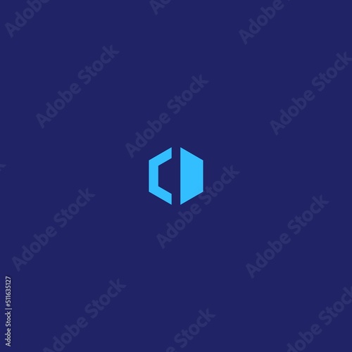 letter CD brain logo