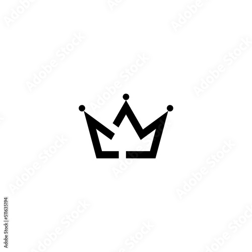 c m cm initial crown logo design vector template photo