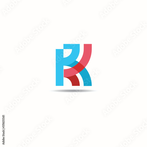 Letter RK logo	