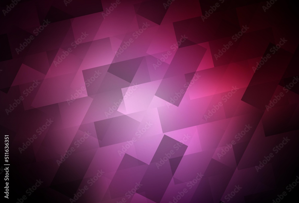Dark Pink vector pattern in square style. Dark Pink vector pattern in square style.