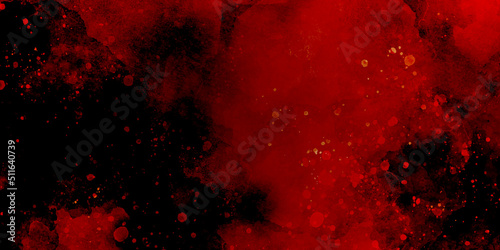Red backdrop background with scratches and Old red scratched backdrop wall, grungy background or texture. Scary red wall for background. red wall scratches.