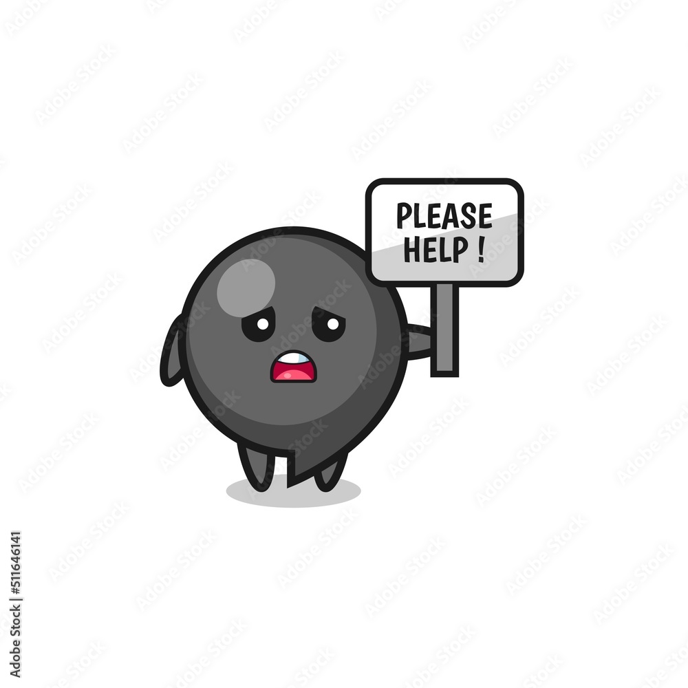 cute comma symbol hold the please help banner cute comma symbol hold the please help banner