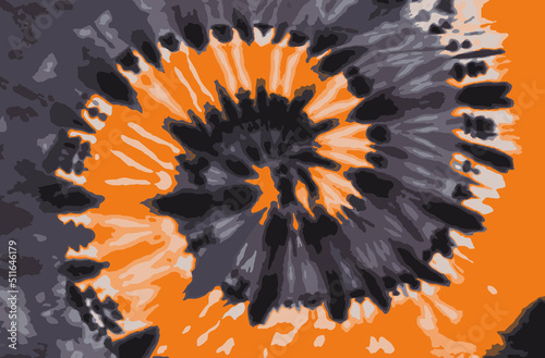 Orange gray and tie dye background