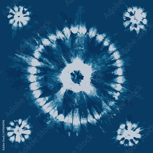 tie dye blue color background