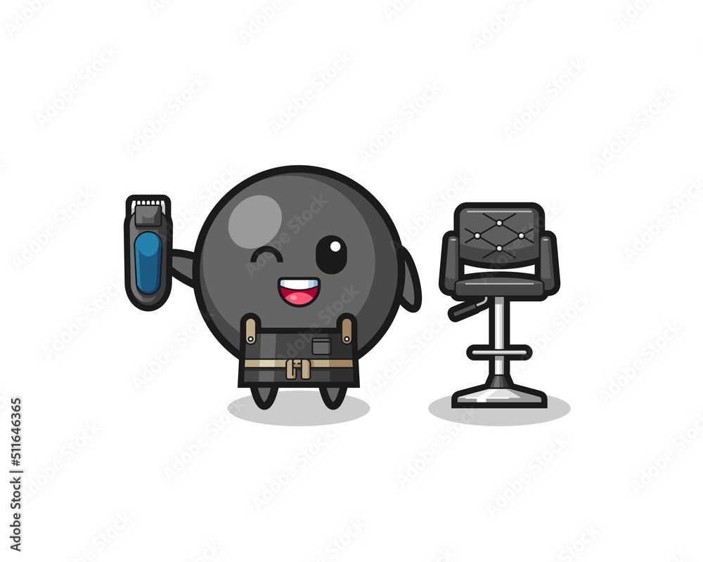 dot symbol barbershop is holding a trimer dot symbol barbershop is holding a trimer