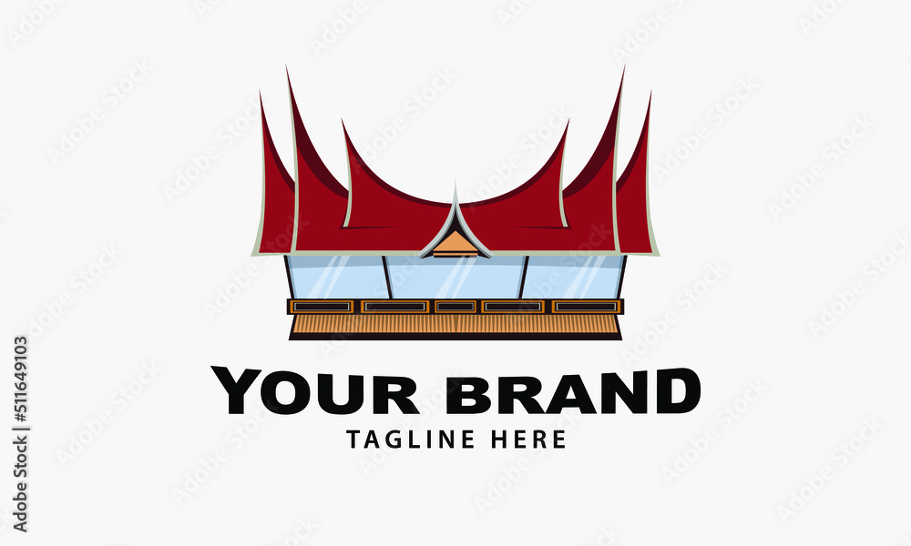 Rumah makan padang logo, Padang food restaurant logo, Restaurant Padang