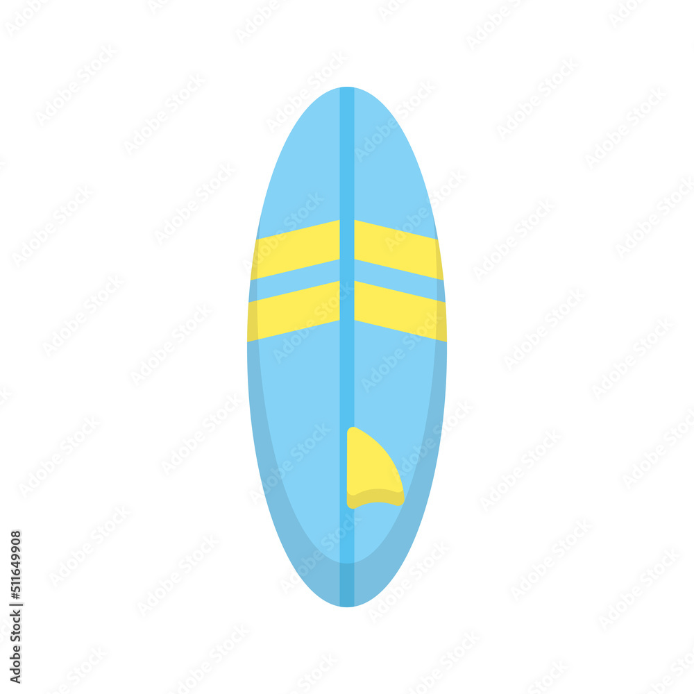 Surfboard icon design template vector illustration Surfboard icon design template vector illustration