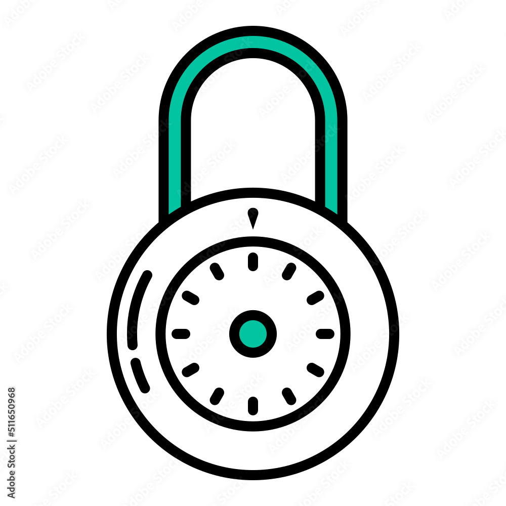 luxury padlock icon on transparent background luxury padlock icon on transparent background