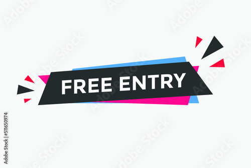 Free entry text button. Web button banner template Free entry 
