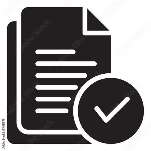 business proposal glyph icon