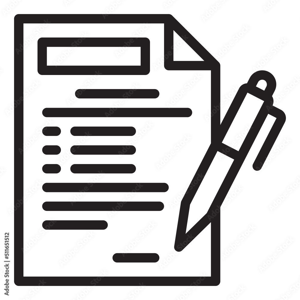 contract line icon contract line icon